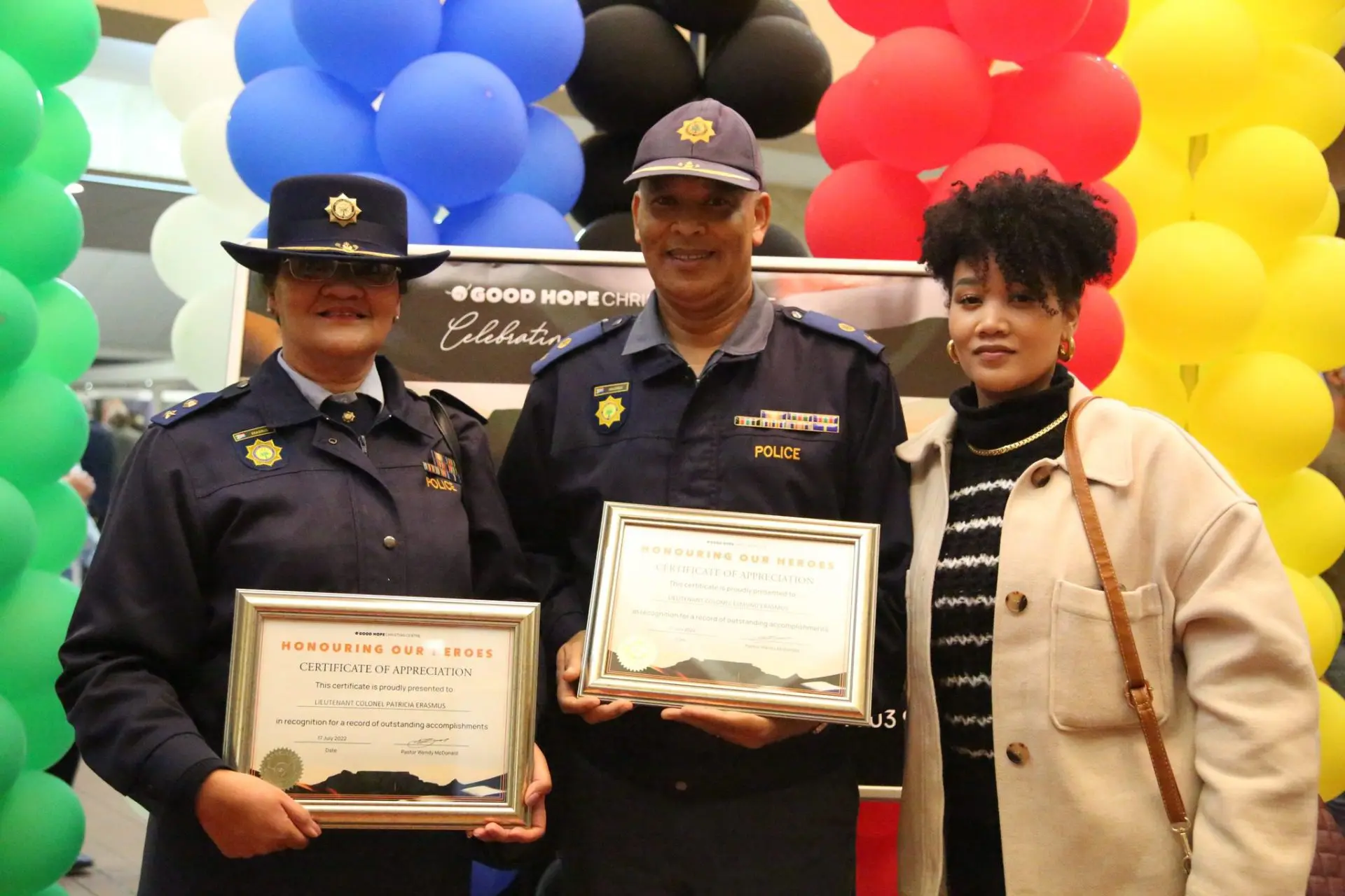 Honouring Our Heroes event, Cape Town