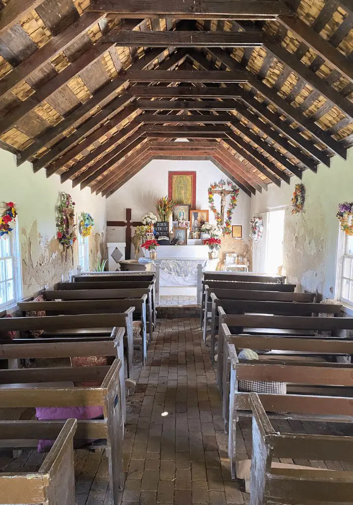 La Lomita Chapel Interior, Mission Texas